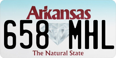 AR license plate 658MHL