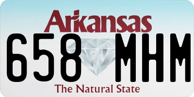 AR license plate 658MHM