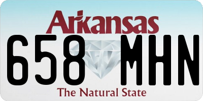 AR license plate 658MHN