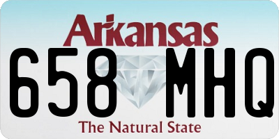 AR license plate 658MHQ