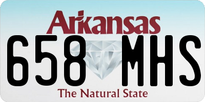 AR license plate 658MHS