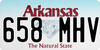 AR license plate 658MHV