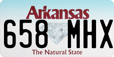 AR license plate 658MHX