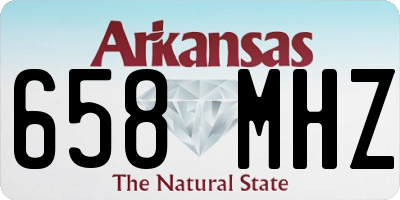 AR license plate 658MHZ