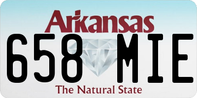 AR license plate 658MIE