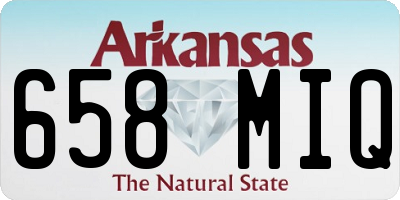 AR license plate 658MIQ