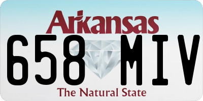 AR license plate 658MIV