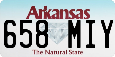 AR license plate 658MIY