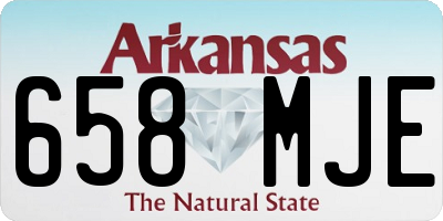 AR license plate 658MJE