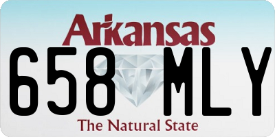 AR license plate 658MLY