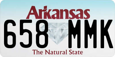 AR license plate 658MMK