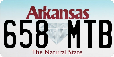 AR license plate 658MTB