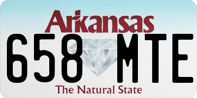 AR license plate 658MTE