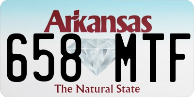 AR license plate 658MTF