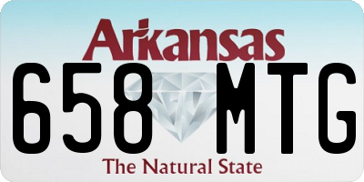 AR license plate 658MTG