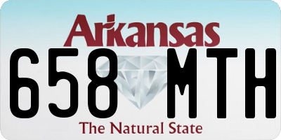 AR license plate 658MTH