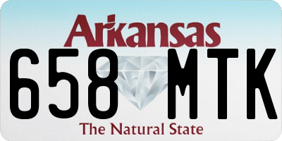 AR license plate 658MTK