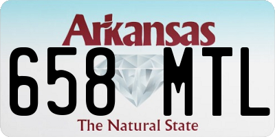 AR license plate 658MTL
