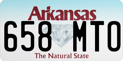 AR license plate 658MTO