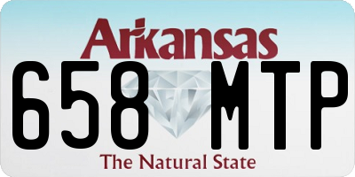 AR license plate 658MTP