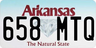 AR license plate 658MTQ