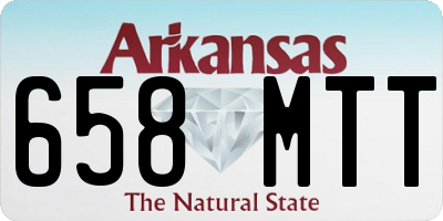 AR license plate 658MTT
