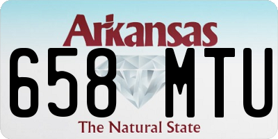 AR license plate 658MTU