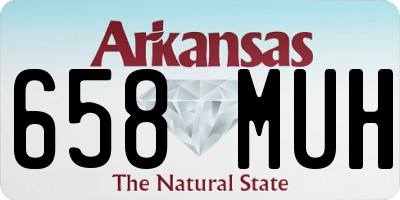 AR license plate 658MUH