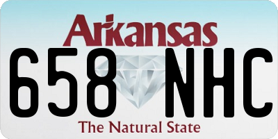 AR license plate 658NHC