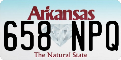 AR license plate 658NPQ