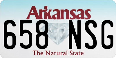 AR license plate 658NSG
