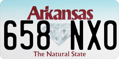 AR license plate 658NXO
