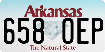 AR license plate 658OEP