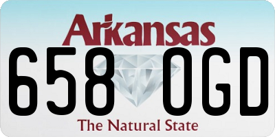 AR license plate 658OGD