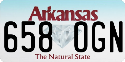 AR license plate 658OGN