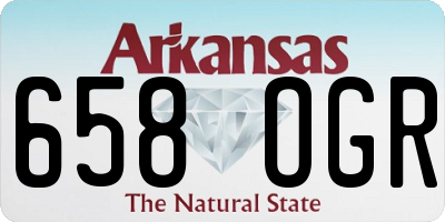 AR license plate 658OGR