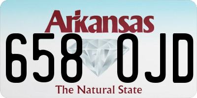 AR license plate 658OJD