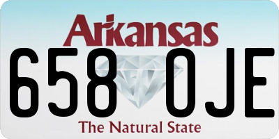 AR license plate 658OJE