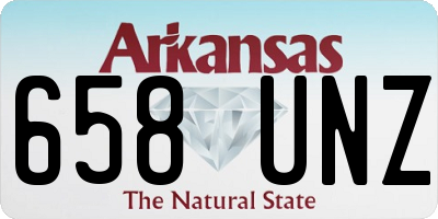 AR license plate 658UNZ