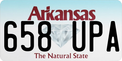 AR license plate 658UPA