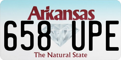 AR license plate 658UPE