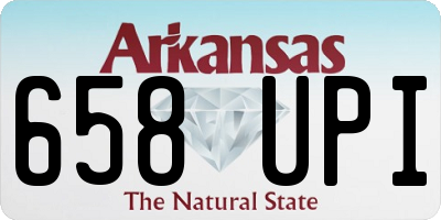 AR license plate 658UPI