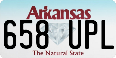 AR license plate 658UPL