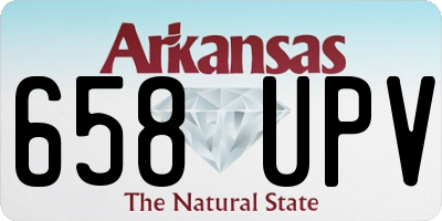 AR license plate 658UPV