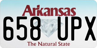 AR license plate 658UPX
