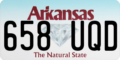 AR license plate 658UQD