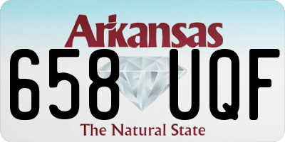 AR license plate 658UQF