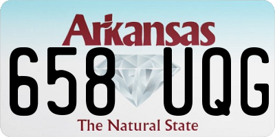 AR license plate 658UQG