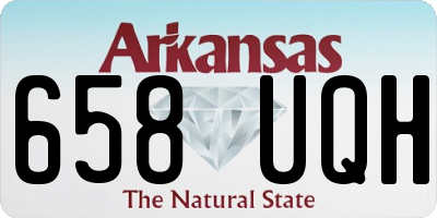 AR license plate 658UQH