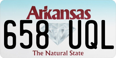 AR license plate 658UQL